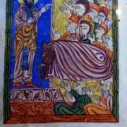 Grégoire  guérit le roi Tiridate changé en sanglier ms Maténadaran,1525