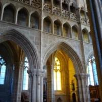 Collégiale  N-D de Lamballe triforium