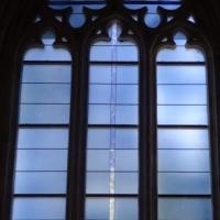 Collégiale N-D de Lamballe vitraux de Geneviève Asse 