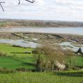 St Suliac, mont Garrot: vue sur le camp viking