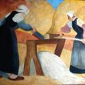 LE POULDU  Peter de Haan, Les Teilleuses